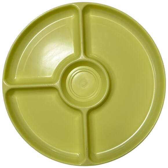 Vintage Hawkeye Yellow Divided Plates Mugs Picnic Set Burlington - Picture 12 of 16